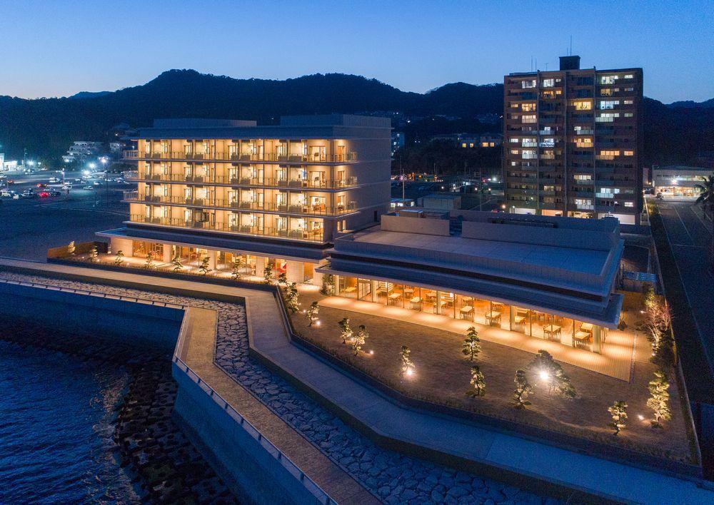 Shimonoseki Onsen Kaze No Umi Hotel Buitenkant foto